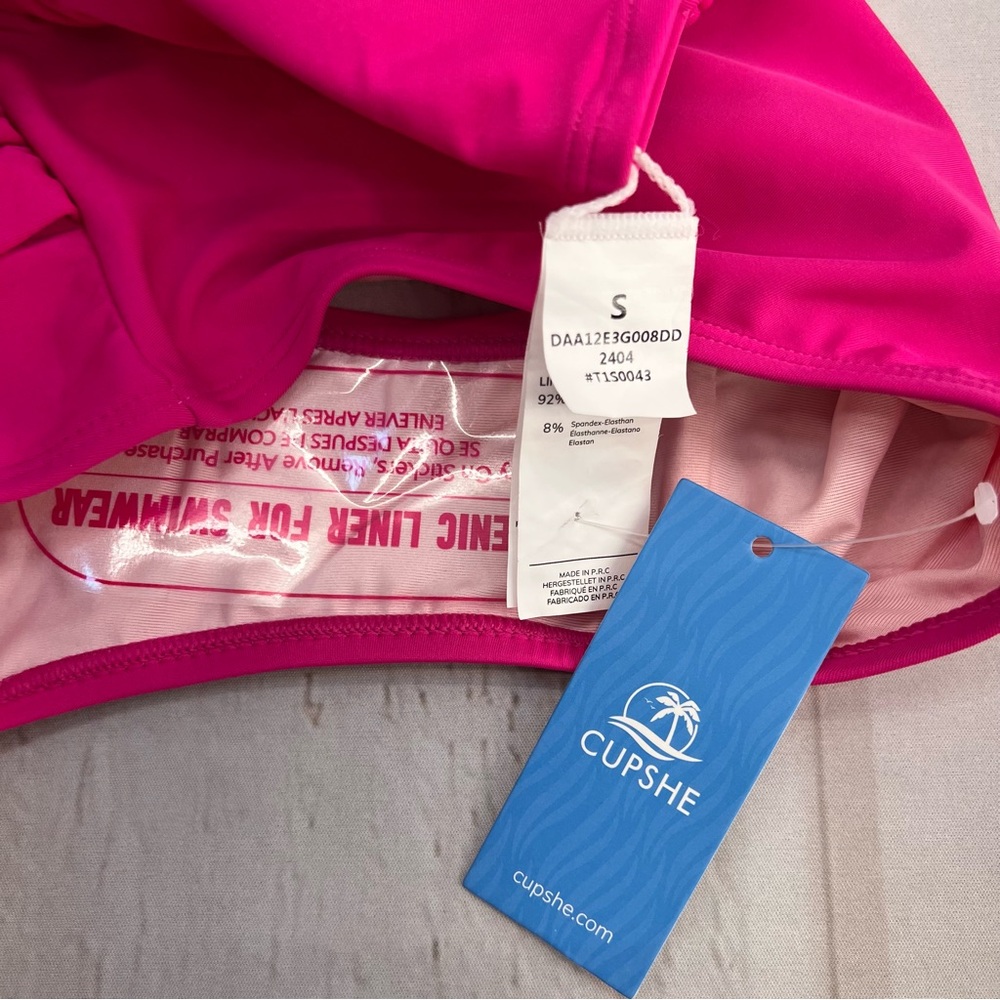 NWT Women's Shirred‎ Strappy Cutout One Piece Swimsuit SIZE SMALL - Picture 11 of 15
